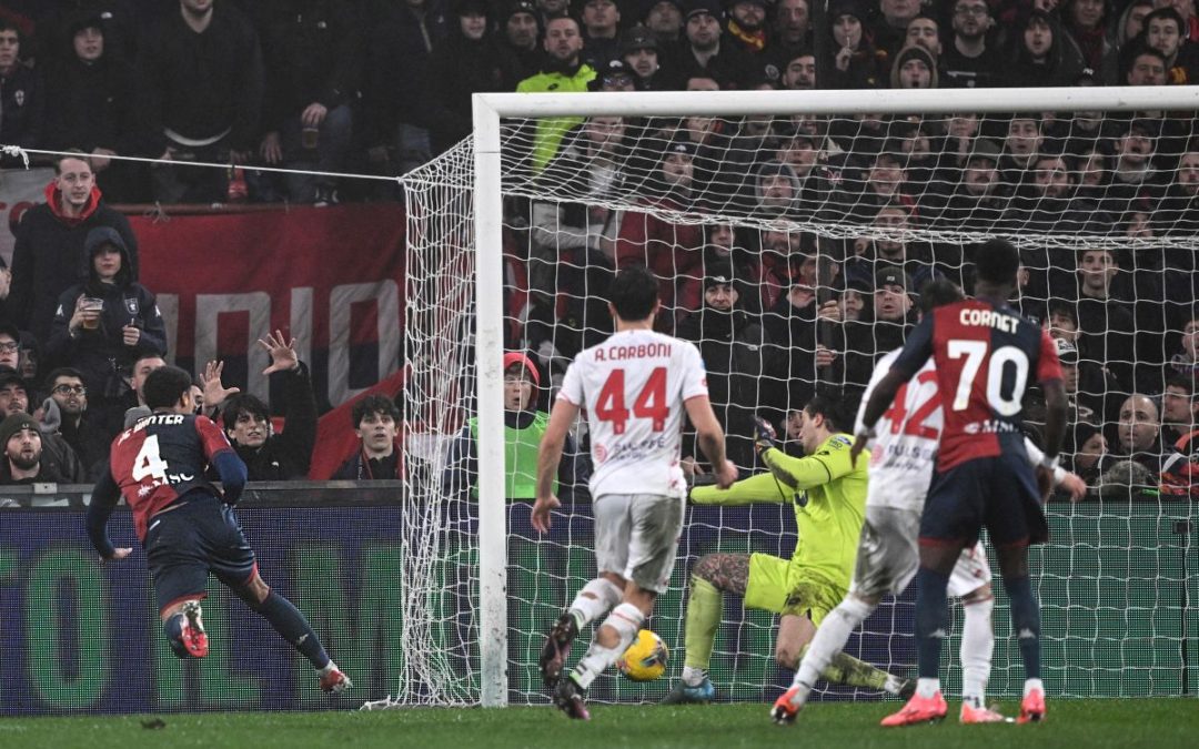 Il Genoa continua a risalire, battuto il Monza 2-0