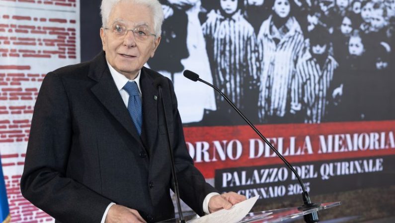 Mattarella “Mai più Auschwitz, regime fascista fu complice”