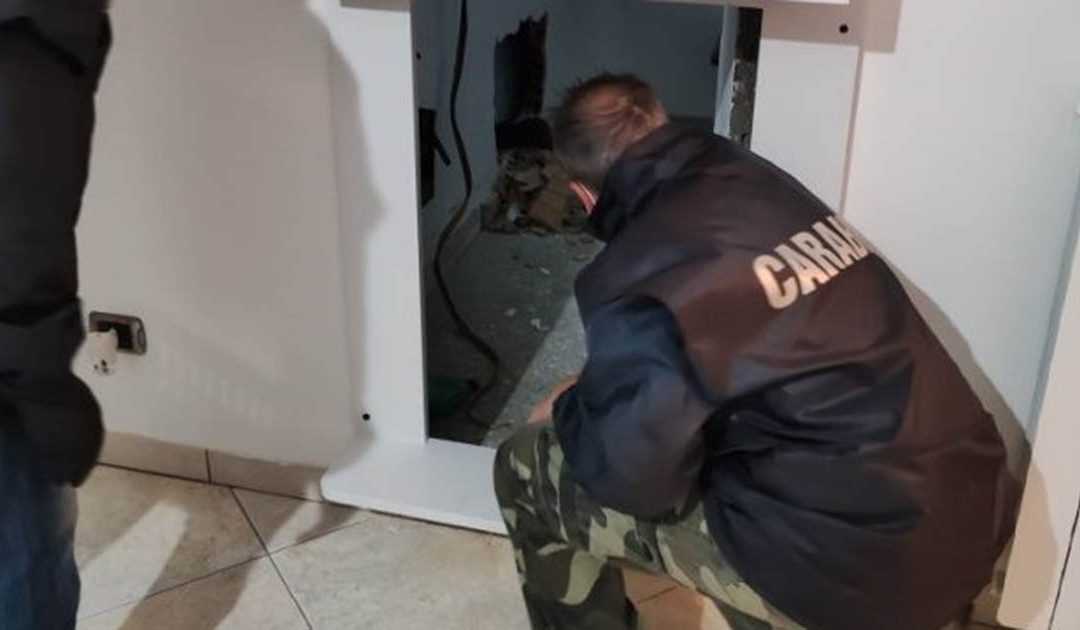 Un'operazione dei carabinieri