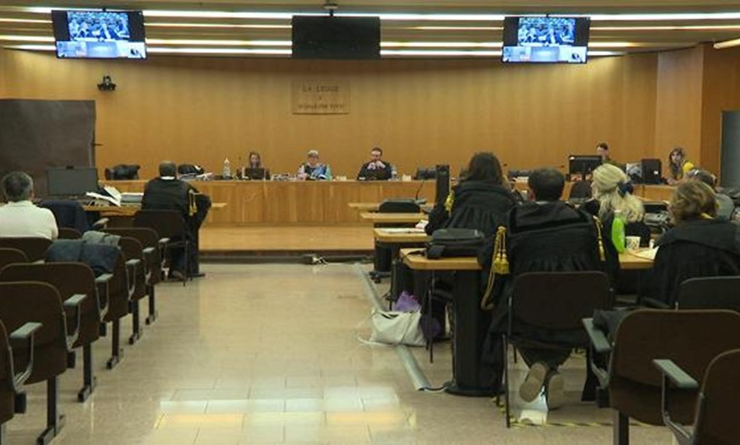 L'aula del tribunale di Ravenna in cui si è svolto il processo &amp;quot;Radici&amp;quot;
