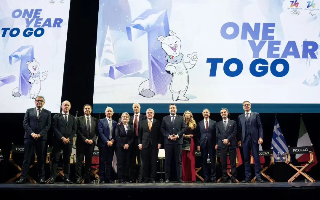 “One Year to go”, tra un anno al via Olimpiadi Milano-Cortina