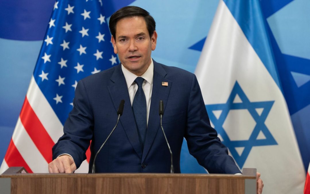 Il Segretario di Stato americano Marco Rubio lascia Israele per l’Arabia Saudita
