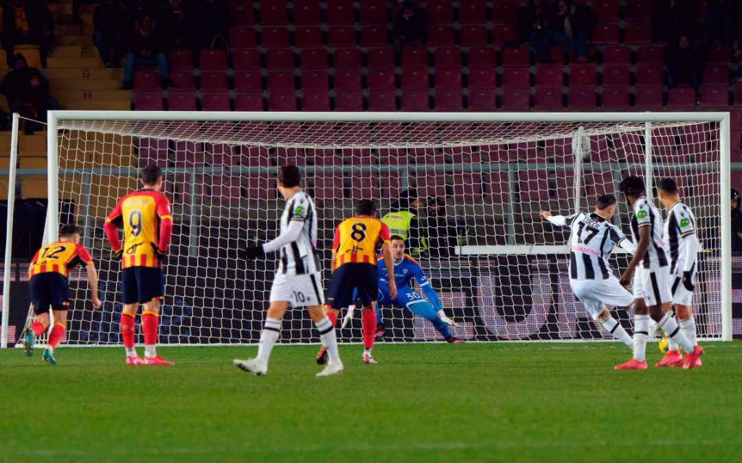 L’Udinese passa a Lecce 1-0, Lucca croce e delizia