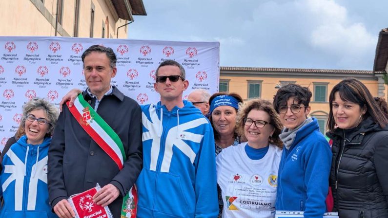 Premiata a Pisa la gentilezza di Special Olympics