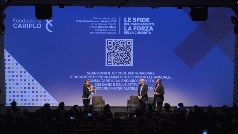 Da Fondazione Cariplo 215 milioni per attività filantropiche, focus sui neet