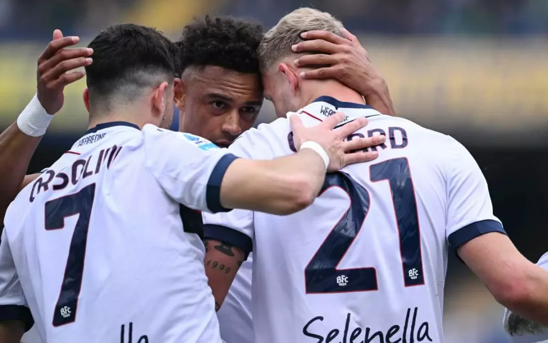 Bologna in modalità Europa, Verona battuto 2-1 al Bentegodi
