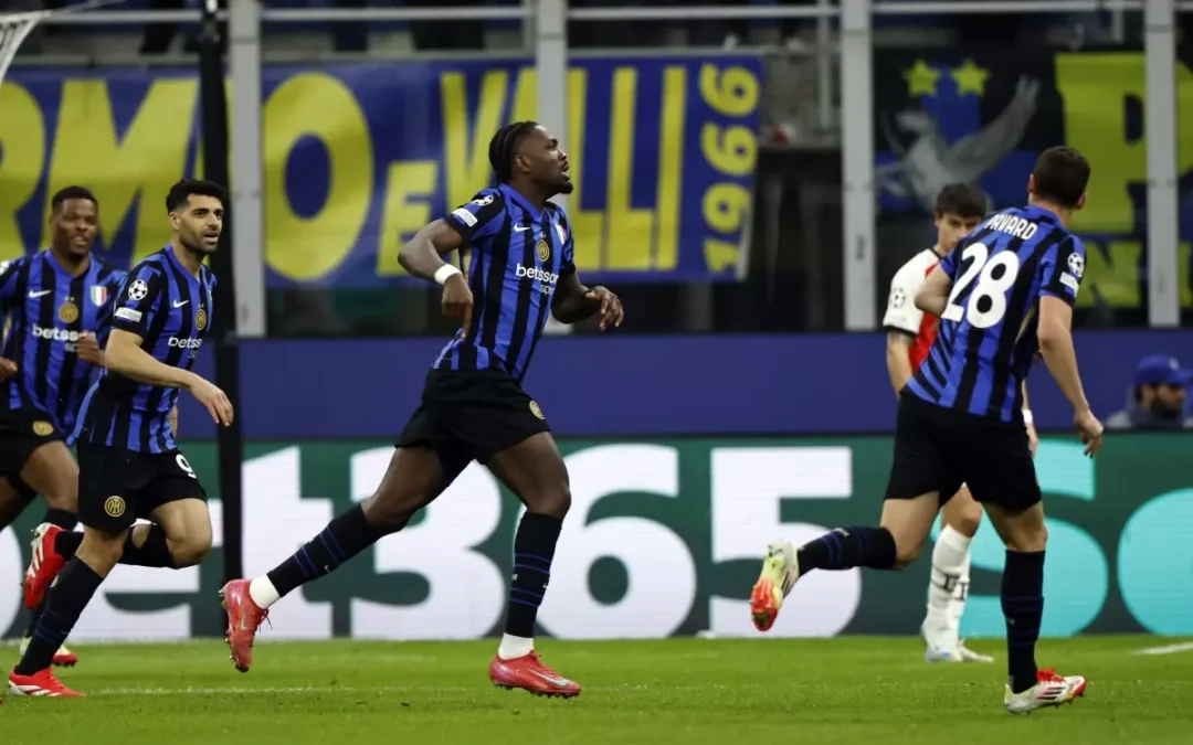 Inter tra le migliori 8 d’Europa, battuto 2-1 il Feyenoord