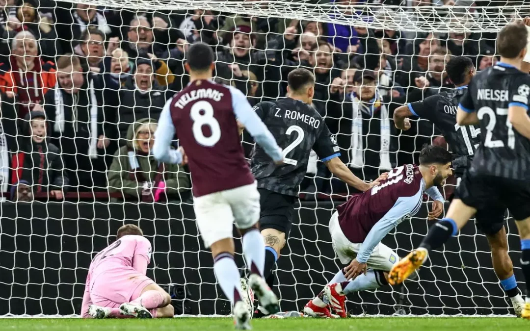 Aston Villa-Bruges 3-0, inglesi ai quarti dopo 42 anni