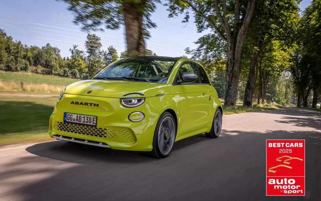 Abarth 500e premiata come migliore “Mini car” dai lettori di “Auto motor und sport”