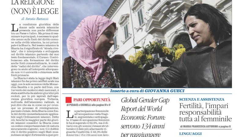 La prima pagina de l’ALTRAVOCE in edicola oggi