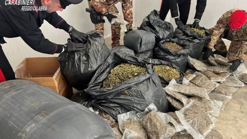 Stock di marijuana in casa, un arresto nel reggino