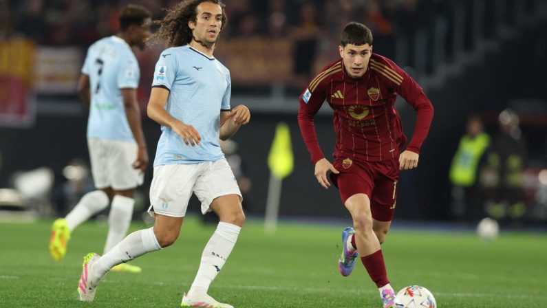 Lazio-Roma 1-1, Soulè risponde a Romagnoli