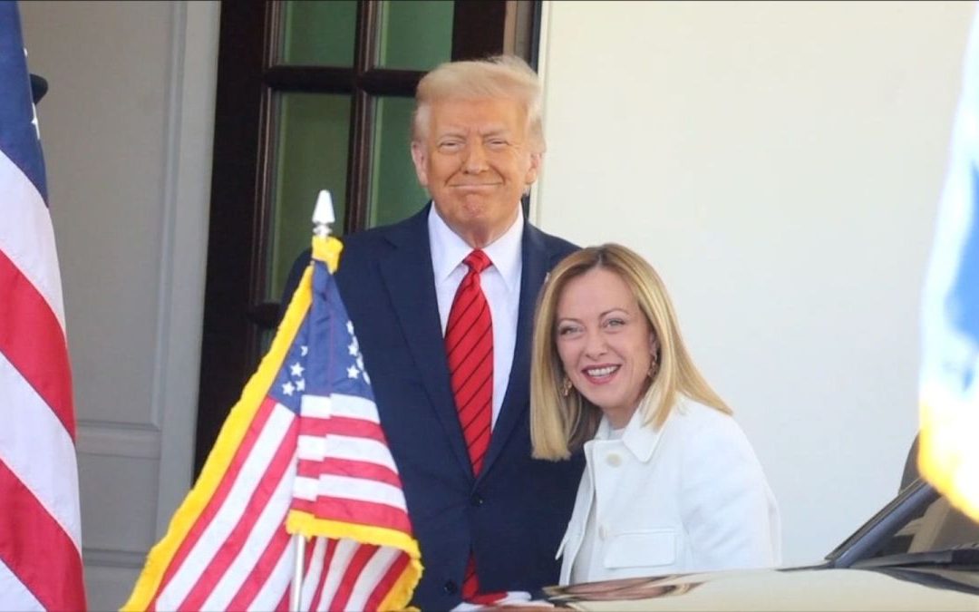 Meloni a Washington da Trump “Italia e Usa economia interconnesse”
