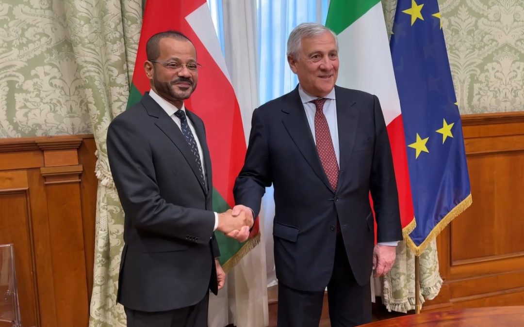 Tajani a ministro Esteri Oman “Sostegno a mediazione tra Usa e Iran”