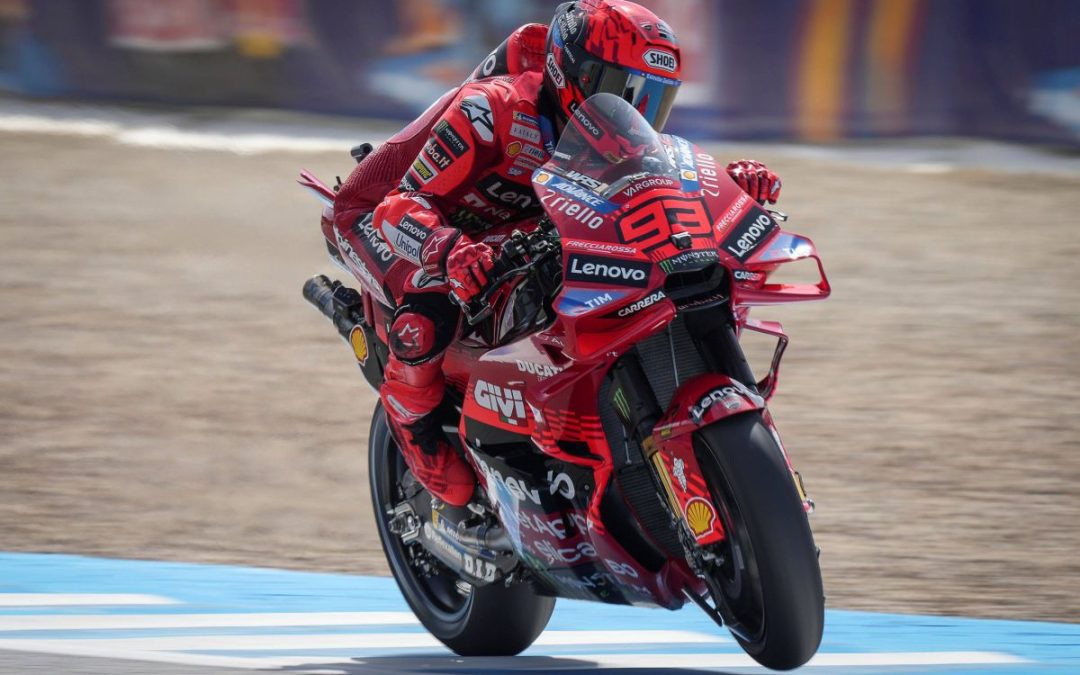 Marc Marquez vince la sprint anche a Jerez davanti ad Alex e Bagnaia