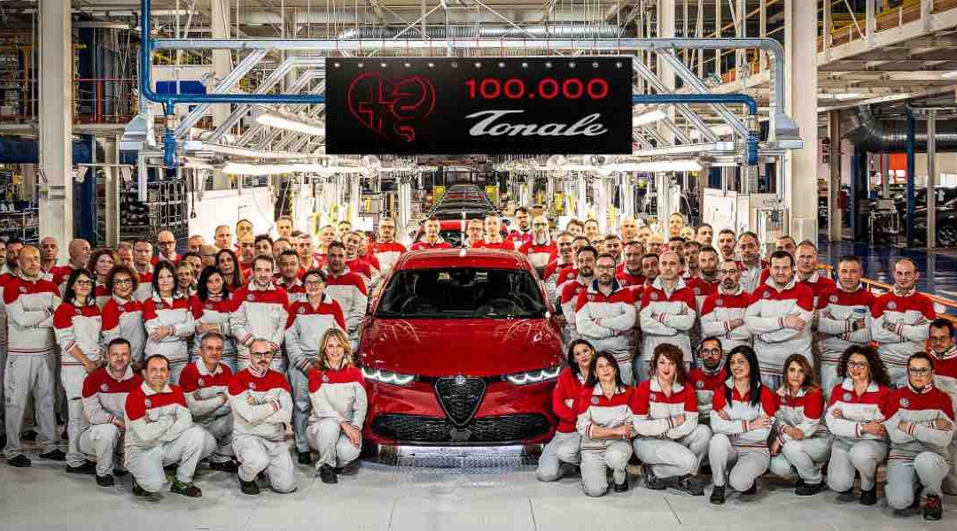 A Pomigliano d’ Arco prodotta la  Alfa Romeo Tonale n. 100.000