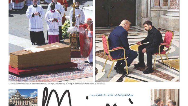 La prima pagina de l’ALTRAVOCE in edicola oggi