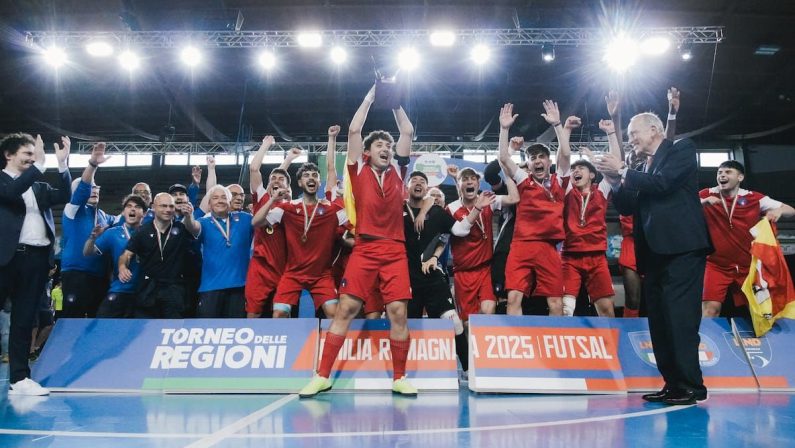 Torneo delle Regioni calcio a 5: festa Lazio, Piemonte VdA e Sicilia