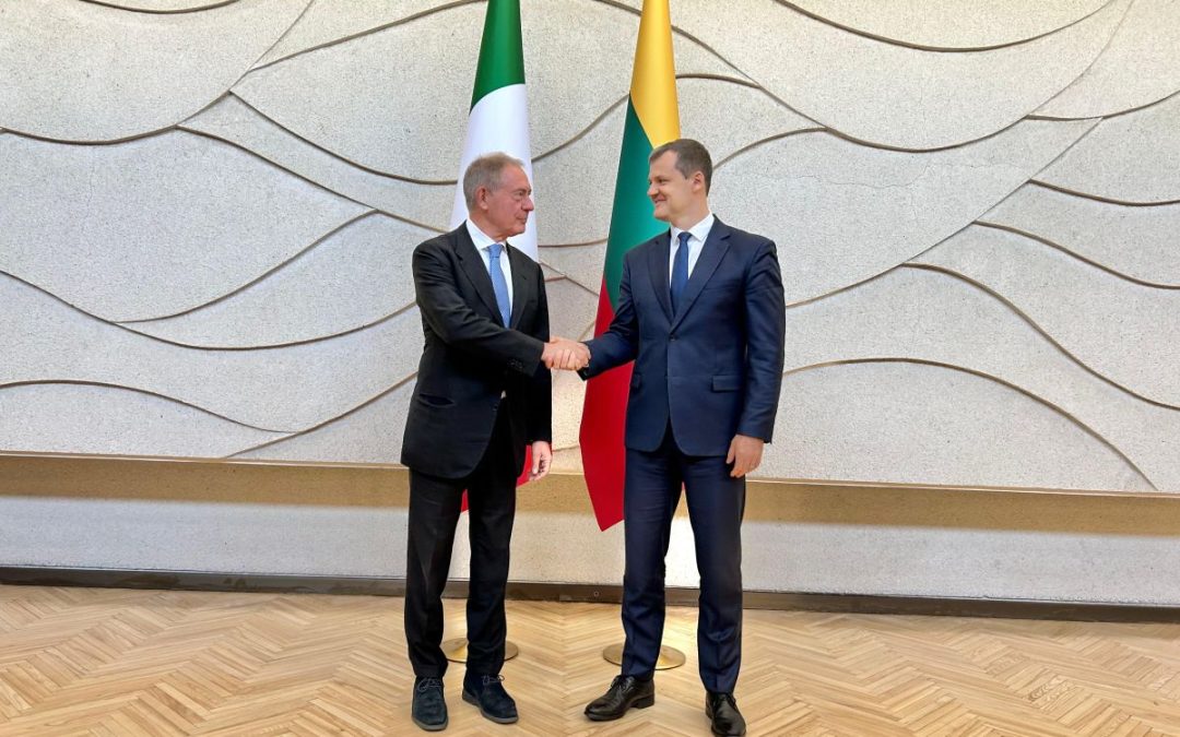 Italia-Lituania, Urso “Intesa su riforme della politica industriale Ue”