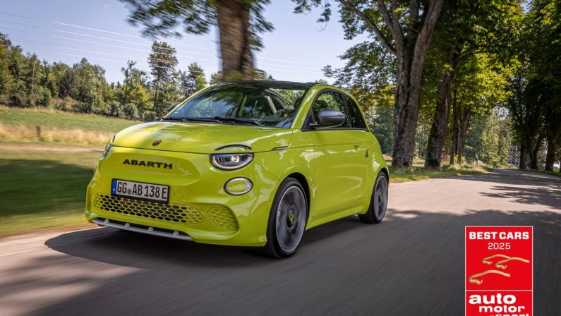 Abarth 500e “Miglior Mini Car” per “Auto Motor und Sport”