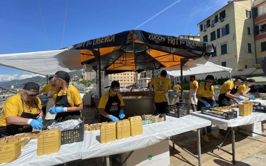 Oleificio Zucchi celebra 215 anni e supporta sagra del pesce di Camogli