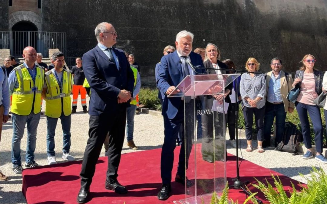 Anas, riqualificato il Fossato di Castel Sant’Angelo a Roma