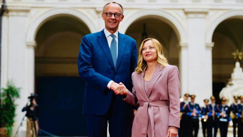 Incontro a Roma tra Meloni e Friedrich Merz: «Ok a tutti i format»