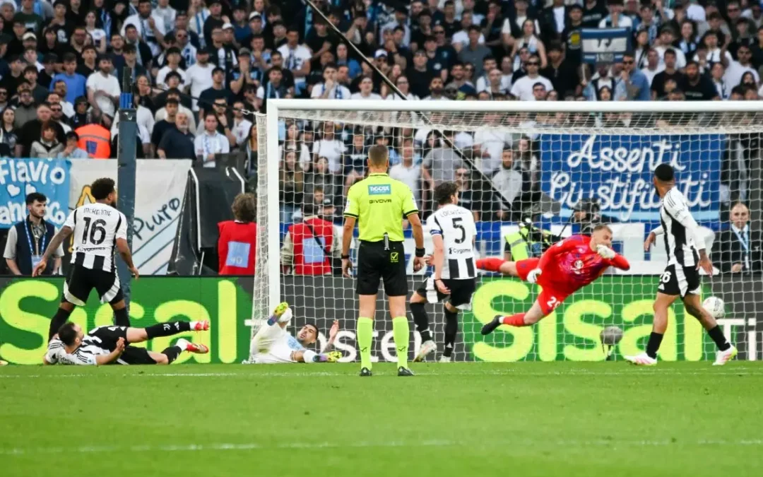 Vecino agguanta la Signora al 96°, all’Olimpico Lazio-Juventus 1-1
