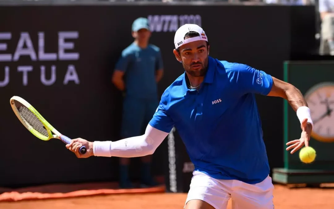 Esordio con vittoria per Berrettini agli Internazionali d’Italia, a Roma cresce l’attesa per Sinner