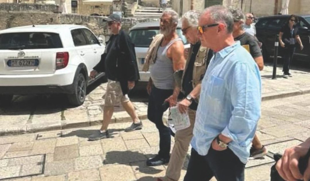 Mel Gibson a Matera nel maggio del 2025