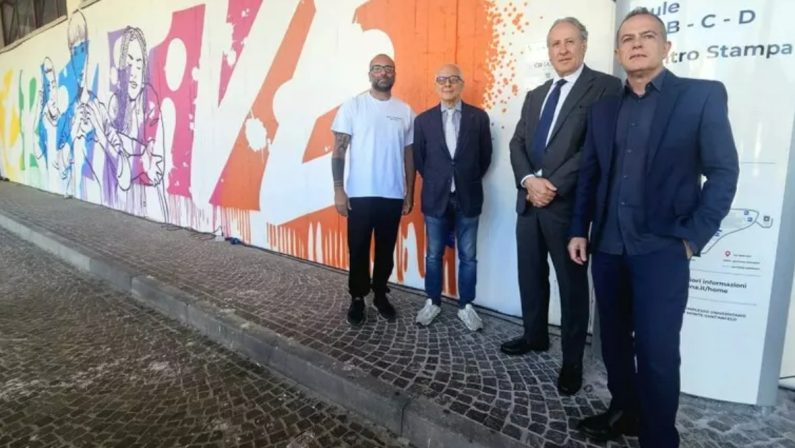 Napoli, “Creative” è il murale che dà colore al talento dei giovani