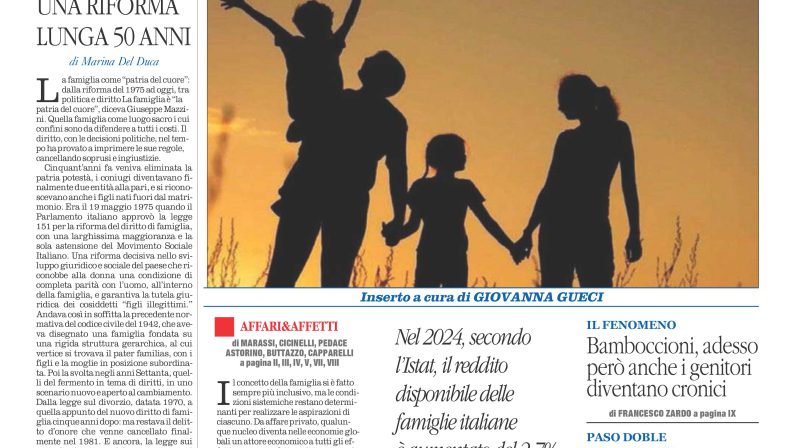 La prima pagina de l’ALTRAVOCE in edicola oggi