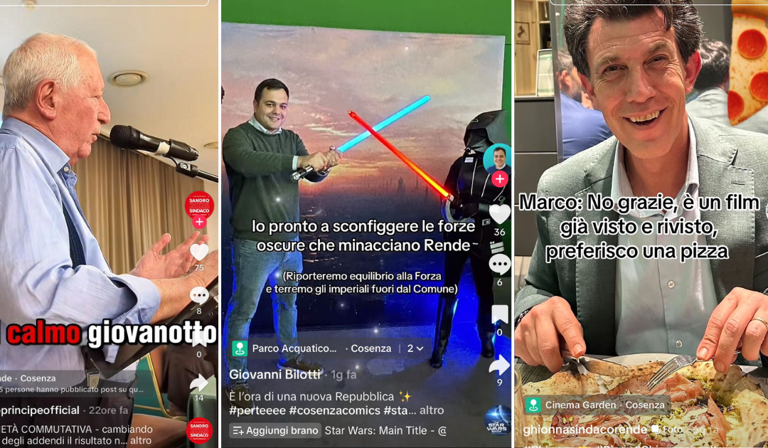 Elezioni in Calabria, i profili TikTok di alcuni candidati