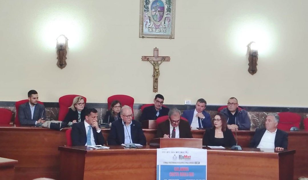 Al Comune di Vibo la presentazione del torneo Under 18 di Volley femminile con la disputa delle finali nazionali