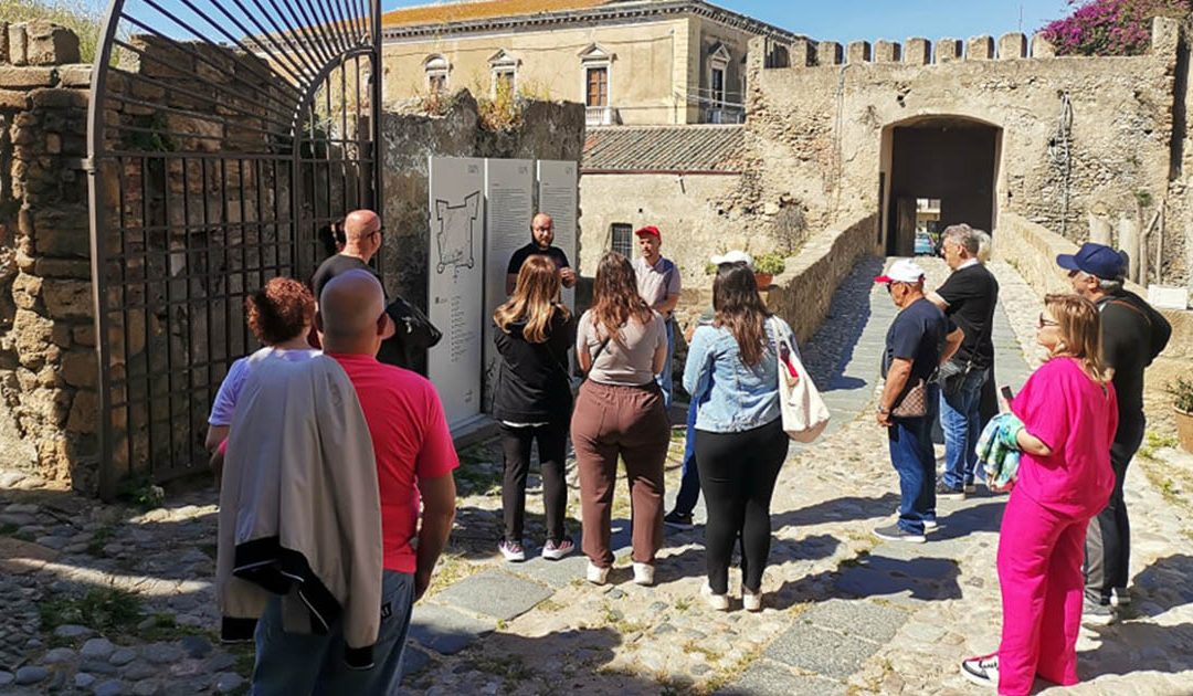 Visitatori al museo di Carlo V
