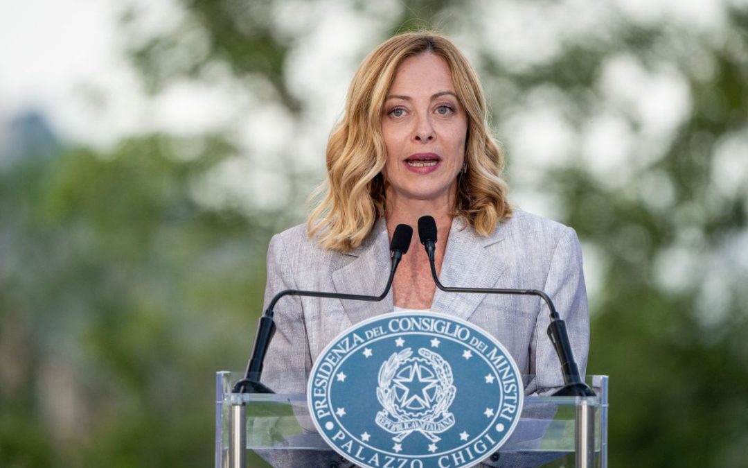 Meloni “Essere italiani vuol dire appartenere a qualcosa di grande”