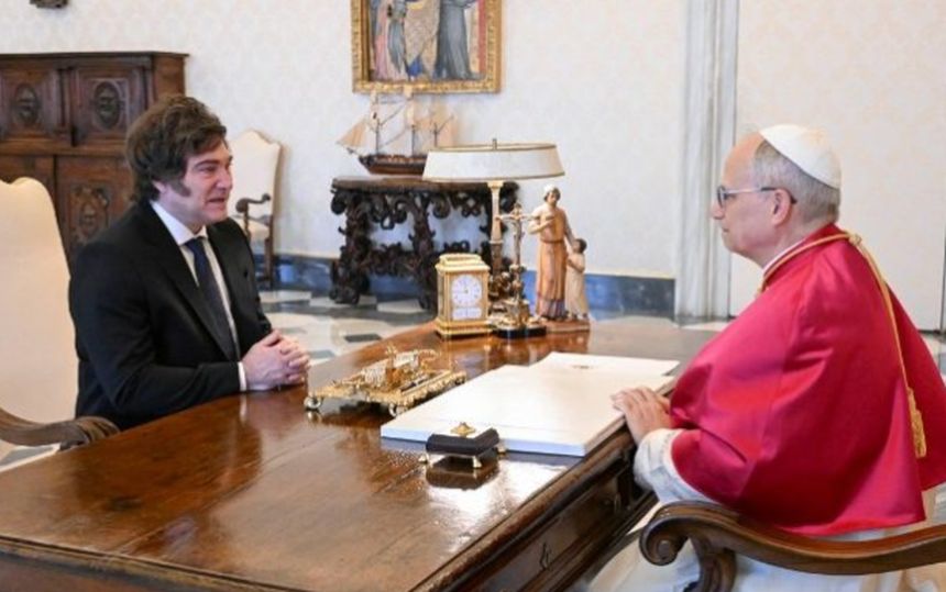 Il Papa riceve Milei, focus sui conflitti e sostegno alla pace