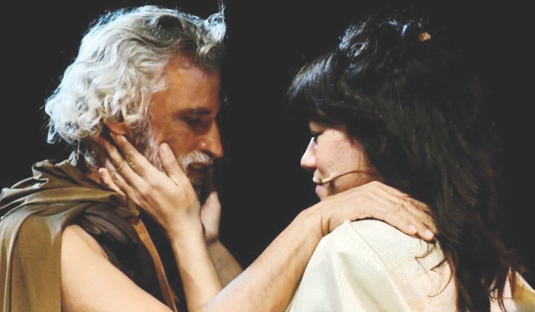 Enrico Lo Verso con Alessia D’Anna, protagonisti dello spettacolo “Coppie Mitiche” per la regia di Alessandra Pizzi