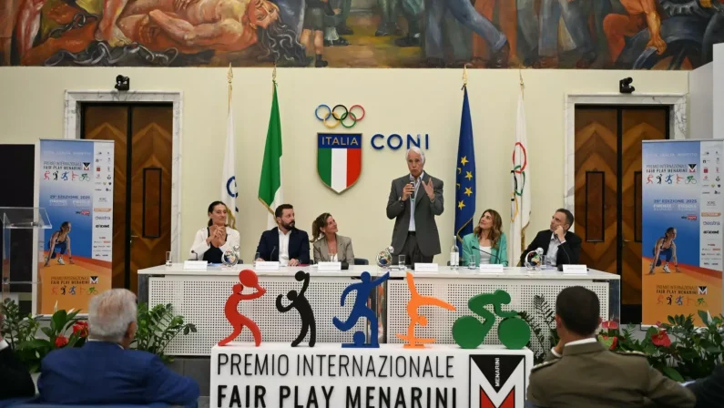 Annunciati al Coni i campioni del Premio Fair Play Menarini 2025