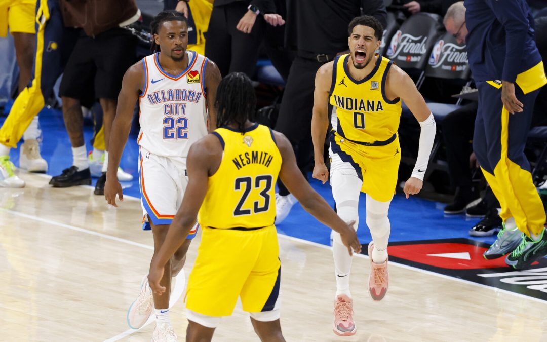 A Indiana gara uno delle Finals, Oklahoma battuti 111-110