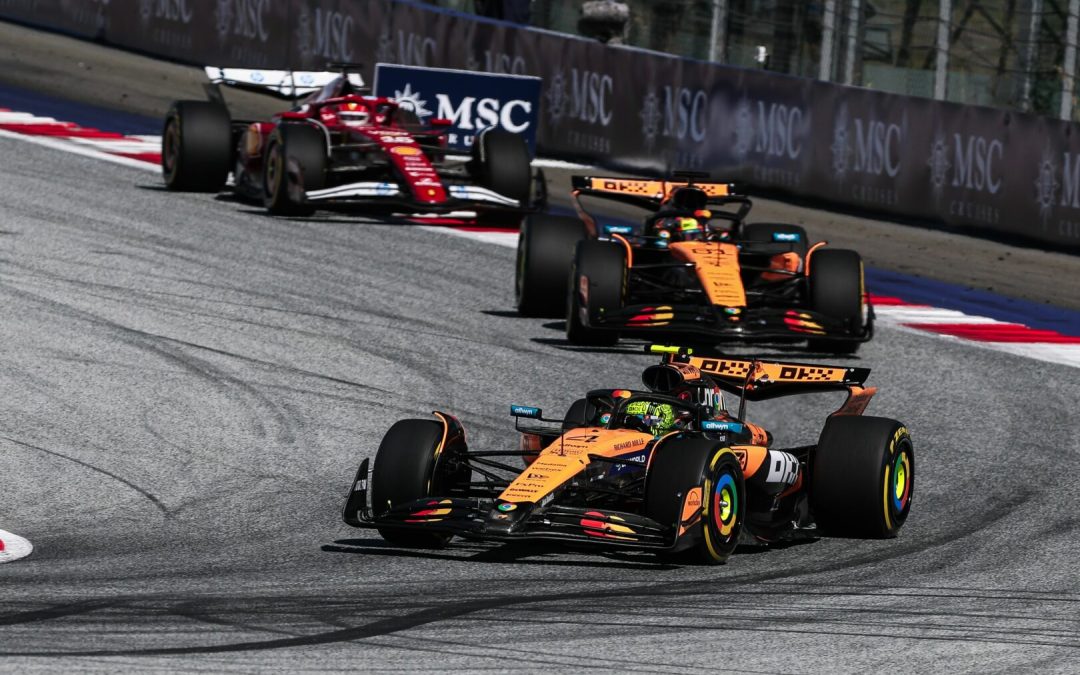In Austria è doppietta McLaren con Norris e Piastri, Leclerc sul podio