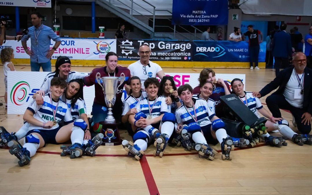 La festa scudetto della Roller Matera