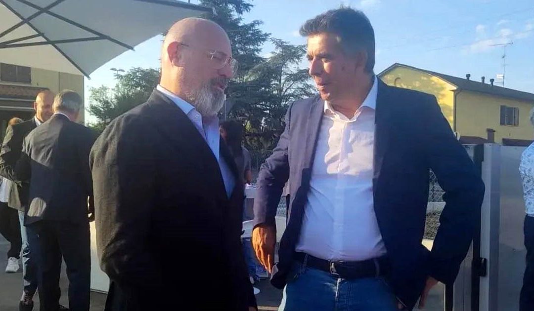Stefano Bonaccini e Daniele Manca