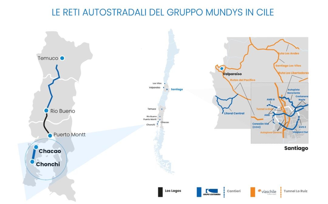 Mundys cresce in Cile, a Costanera tratta Chacao-Chonchi della Ruta 5