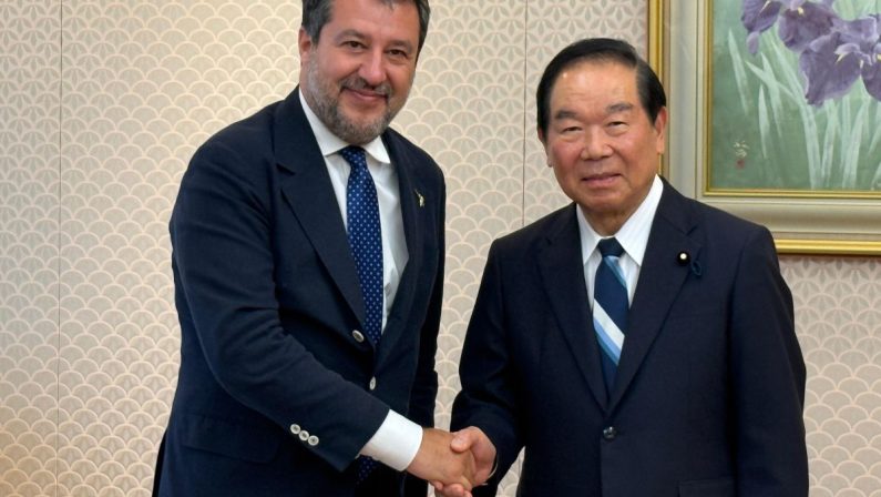 Giappone, Salvini incontra Nukaga. Focus sul Ponte sullo Stretto