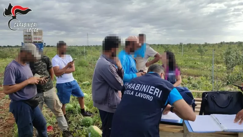Lavoro irregolare, 25 imprenditori denunciati nel Salento