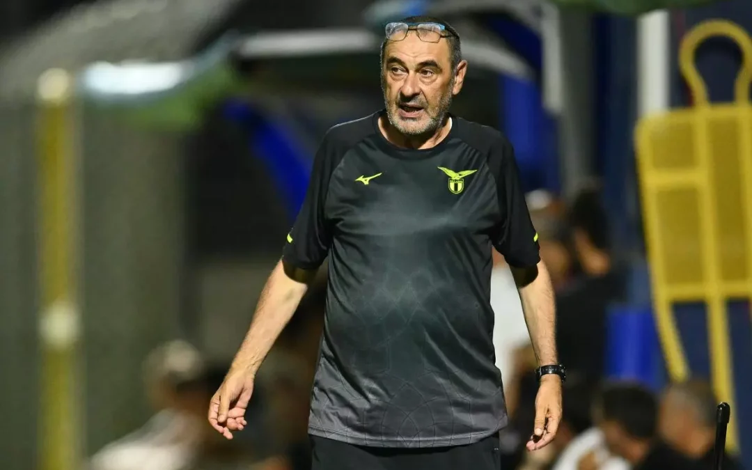 Sarri “Legato alla Lazio. Blocco mercato? Miglioreremo col lavoro”