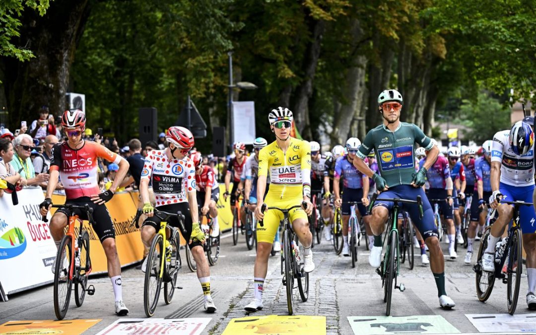 Al Tour Pogacar ipoteca il 4° trionfo, Milan conquista la maglia verde