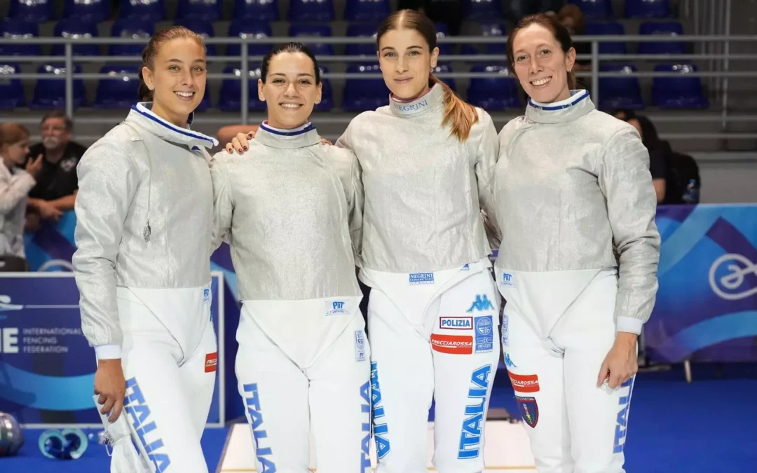 Mondiali Tbilisi, le squadre di spada maschile e di sciabola femminile agli ottavi