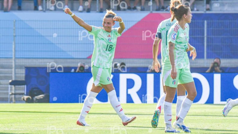 Europei femminili, vittoria all’esordio per l’Italia: Caruso decisiva nell’1-0 al Belgio